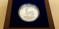 Gabun 3000 Francs; 1000 Francs Nelson Mandela - Dedication Set (Gold + Silber) -