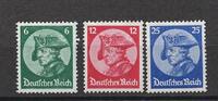 6;12;25 Pfg 1933 Deutsches Reich Eröffnungssitzung des neuen Reichstages postfrisch, **