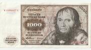 BRD 1000 DM 1960 1000 Deutsche Mark Bundesbanknote II-III 995,00 EUR  + 17,90 EUR frais d'envoi