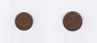 Deutsches Reich 2 Pfennig 2 Pfennig 1914 G, Deutsches Reich -