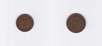 Deutsches Reich 2 Pfennig 2 Pfennig 1904 J, Deutsches Reich -