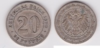 Deutsches Reich 20 Pfennig Kursmünze -