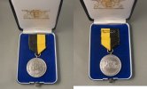Baden-Württemberg BADEN-WÜRTTEMBERG MEDAILLE 40 JÄHRIGES ARBEITSJUBILÄUM am Band mit Etui -
