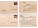 Deutsches Reich - Generalgouv. 2x Ganzsache Ganzsache Polen - Formularaufbrauch -