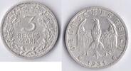 Deutsches Reich 3 RM Kursmünze -