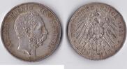 Sachsen 5 Mark König Albert -