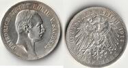 Sachsen, Kaiserreich 5 Mark Friedrich August III. -