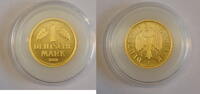 BRD 1 DM 2001 F 1 Deutsche Mark - Gedenkm&uuml;nze zum Abschied der Deutschen... 1675,00 EUR  + 24,90 EUR frais d'envoi