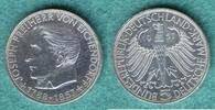 Bundesrepublik 5 Deutsche Mark 1957 J Freiherr von Eichendorff vz 90,00 EUR  + 7,90 EUR frais d'envoi