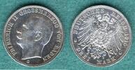 Baden 3 Mark 1915 G Friedrich II. (1907-1918) vz 89,00 EUR  + 7,90 EUR frais d'envoi