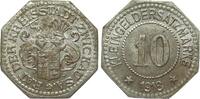 Notmünzen Sädte und Gemeinden 10 Pfennig Zwickau, Eisen -
