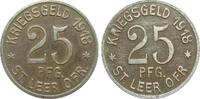 Notmünzen Sädte und Gemeinden 25 Pfennig Leer / Ostfriesland, Eisen -
