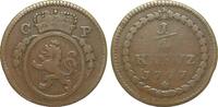 Altdeutschland bis 1871 1/4 Kreuzer Pfalz -
