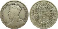 Münzen Welt (ohne Europa) Half Crown New Zeeland George V. Großbritannien -
