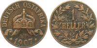 Kolonien und Nebengebiete 1 Heller -
