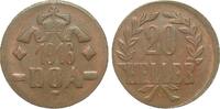 Kolonien und Nebengebiete 20 Heller -