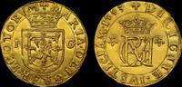 SCOTLAND, MARY QUEEN OF SCOTS, 1553 GOLD LION OF 44 SHILLINGS