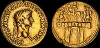 ANCIENT ROME AD 46-47 CLAUDIUS GOLD AUREUS, RARE DE BRITANN REVERSE  18282,48 EUR  + 36,91 EUR frais d'envoi