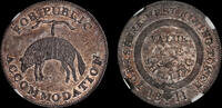 GREAT BRITAIN YORKSHIRE, WEST RIDING SILVER SHILLING 1811, MS 61 -