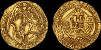 GREAT BRITAIN EDWARD IV, GOLD ANGEL, TOWER MINT -
