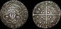 HENRY VI SILVER GROAT, RARE ANNULET/ ANNULET- TREFOIL MULE -