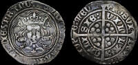 GREAT BRITAIN HENRY VI SILVER GROAT, ANNULET ISSUE, CALAIS MINT -