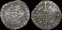 GREAT BRITAIN HENRY VI SILVER GROAT, ANNULET ISSUE, CALAIS MINT -