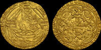 GREAT BRITAIN RICHARD II GOLD NOBLE, TYPE IB -
