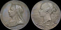 GREAT BRITAIN 1897 VICTORIA, 1897 DIAMOND JUBILEE LARGE SIZE SILVER MEDA... 726,69 EUR  + 36,91 EUR frais d'envoi