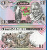 SAMBIA P.23b 1 Kwacha (1980-88) Neuf
