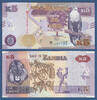 SAMBIA P.57b 5 Kwacha 2018 Kassenfrisch 1,80 EUR  + 6,20 EUR frais d'envoi