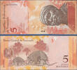 VENEZUELA 5 Bolivares Fuerte 19.08.2014 P.89f Kassenfrisch 1,00 EUR  + 6,20 EUR frais d'envoi