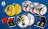 3 Rubel <br> <b>ohne Etui/Box,</b> Fußball Weltmeisterschaft 2018 in Russland, -Kazan- <b>koloriert</b> <b>FB</b><br> <b>1.Serie</b>