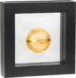 Samoa 5 Dollar <br>24 Karat vergoldet<br>33 mm Ø 2020 Basketball - Spherical Coin 1 oz.Silber, inkl.Schweberahmenetui und Schuber,RAR! <b>Aspect flan bruni</b> <br>1 Unze Silber<br>