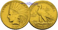USA 10 $ 15,05g fein 27mm &Oslash; 1908-1933 Indianer, ohne M&uuml;nzzeichen Philade... 2599,99 EUR  + 46,00 EUR frais d'envoi
