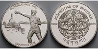 Bhutan 300 Ngultrum Oly. Sommerspiele in Barcelona - Boxen - mit MDM Zertifikat -