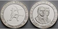Spanien 2000 Pesetas Oly. Sommerspiele in Barcelona - Bogenschießen inkl. Kapsel mit MDM-Zertifikat -