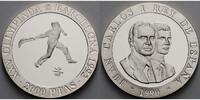 Spanien 2000 Pesetas Oly. Sommerspiele in Barcelona, -Pelota- inkl. Kapsel mit orig. u. MDM Zerti. -
