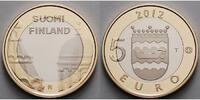 5 Euro 2012 Finnland Kathedrale Helsinki,Nr. 2/9 Gebäude der Provinzen, inkl.Etui & Schuber PP im Etui