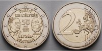 Frankreich 2 Euro 50 Jahre Élysée Vertrag -