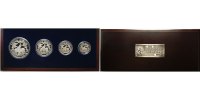 Sambia/Zambia 18000 Kwacha<br>3 3/4 oz Elefant - African Wildlife 5. Ausgabe, <b>4 Münzen im Satz</b> mit Zertifikat -