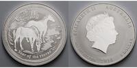 Australien 1 $ Jahr des Pferdes/ Chines.Tierkreiszeichen 2014 <b>-NEUE SERIE</b> Lunar II -