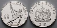 West-Samoa 10 Dollar Turnen am Seitpferd, inkl. Kapsel und MDM-Zertifikat -