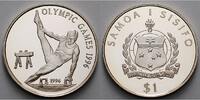 West-Samoa 1 Dollar Turnen am Seitpferd, inkl. Kapsel und MDM - Zertifikat -