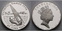 Tokelau Dollar 5 Lima Tala 5 Tala Oly Sommer Atlanta -Windsurfer-, inkl. Kapsel und MDM - Zertifikat -