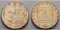 Österreich 20 Schilling 70. Todestag v. Hugo v. Hofmannsthal, (1874-1929), Schriftsteller -