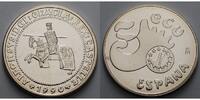 Spanien 33,70 g roh<br> 42 mm Ø 5 ECU - Alfons X., -