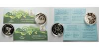 Brasilien 2 x 5 Reais Fußball Weltmeisterschaft 2014 in Brasilien, -2 Mz.- inkl. Kapsel & Zertifikat -