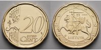 Litauen 20 Cent Kursmünze, 20 Cent, <b>Ab sofort lieferbar!!!</b> -