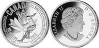 Kanada 10 Dollar<br>1/2 oz<br>15,87g<br> fein<br> 34 mm Ø Frauenfußball Weltmeisterschaft 2015 in Kanada, <b> -Kopfball- 4/6 </b> -
